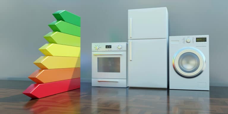 home appliance energy efficient. household equipment and energy class chart