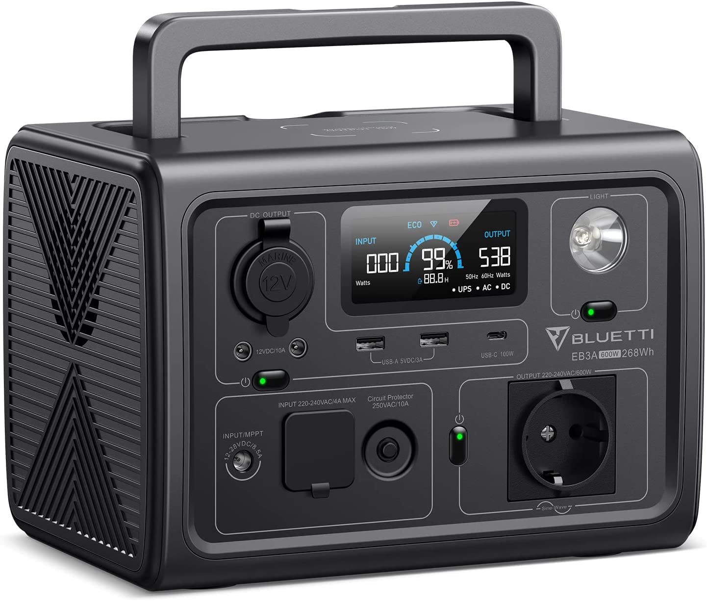 BLUETTI Générateur Électrique Portable EB3A