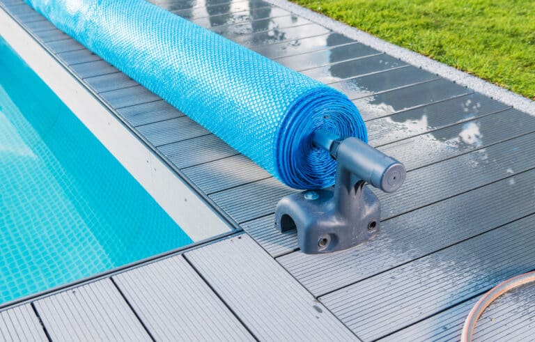 manual swimming pool solar blanket cover roller