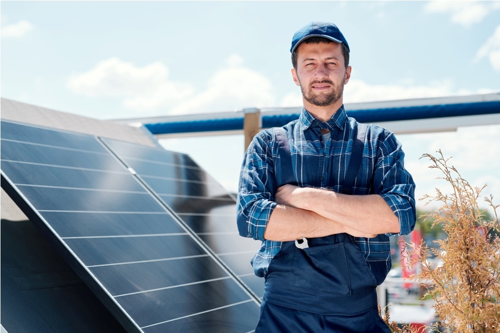 young successful master of solar panel installatio 2021 09 24 03 09 39 utc