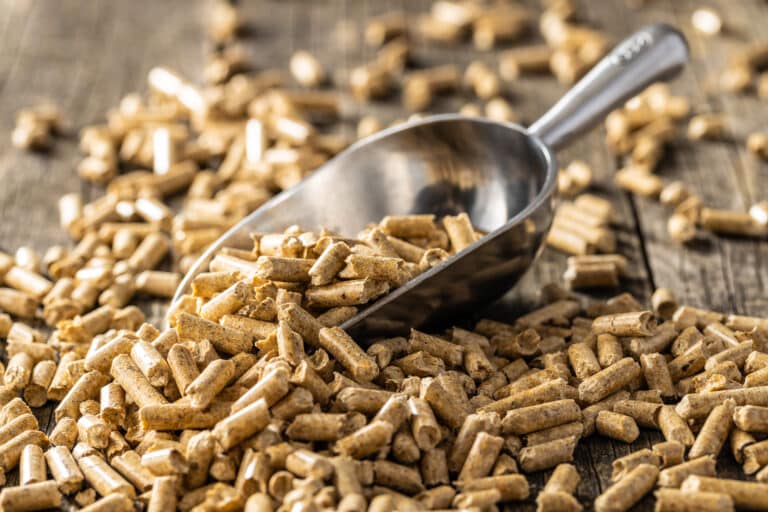 wooden pellets. ecological heating.