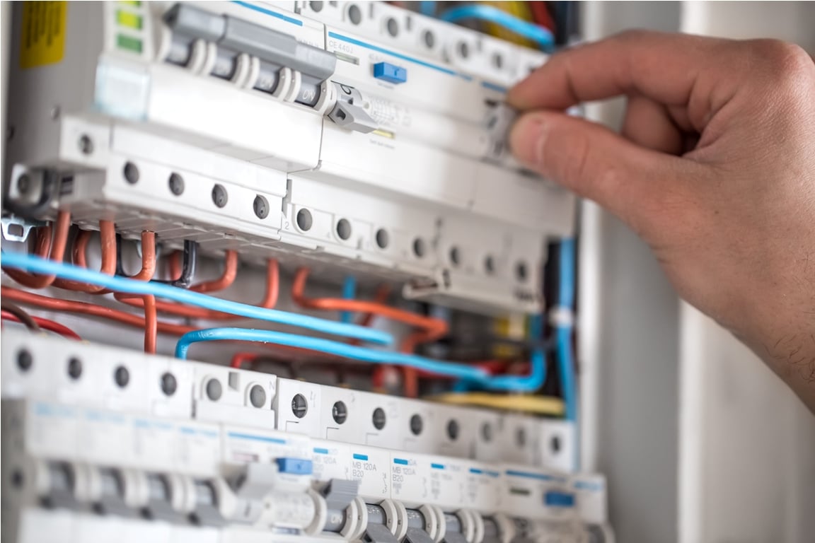 man an electrical technician working in a switchb 2021 09 01 07 35 01 utc