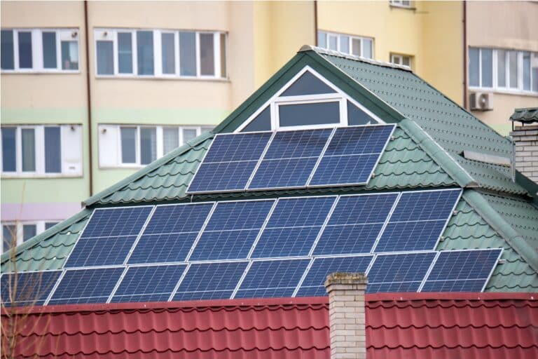 private home roof covered with solar photovoltaic 2023 08 26 09 24 44 utc