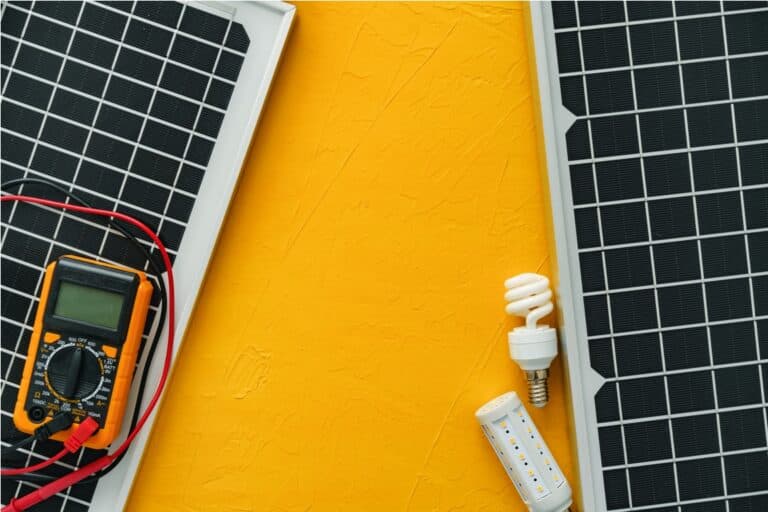 alternative energy solar power panel close up