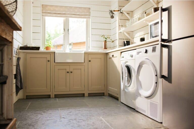 domestic kitchen with no people