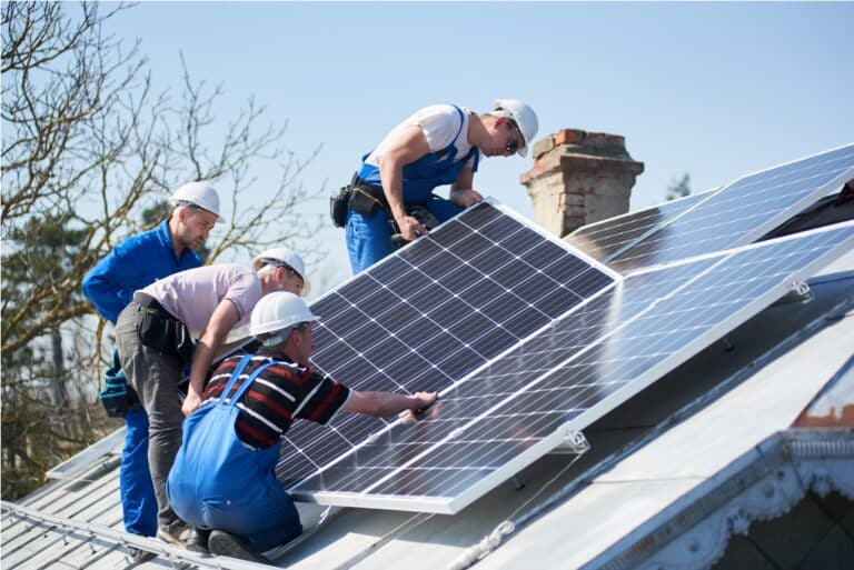 installing solar photovoltaic panel system on roof 2022 05 16 16 05 15 utc
