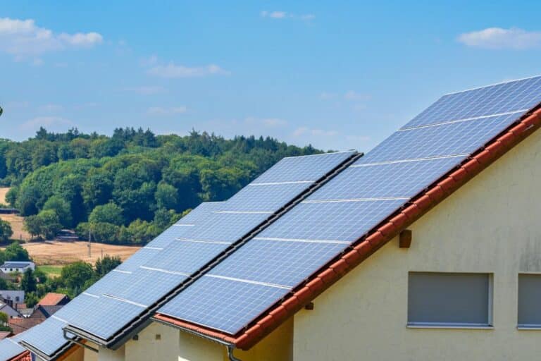solar panels on the roof of residential buildings 2023 10 06 02 34 10 utc