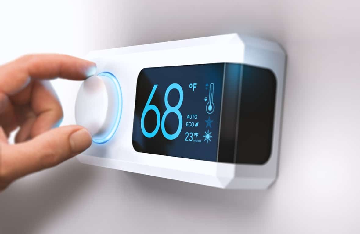 thermostat, home energy saving