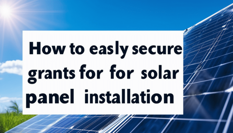découvrez comment obtenir facilement des subventions pour l'installation de panneaux solaires en suivant nos conseils pratiques et bénéficiez d'une source d'énergie renouvelable pour votre domicile.