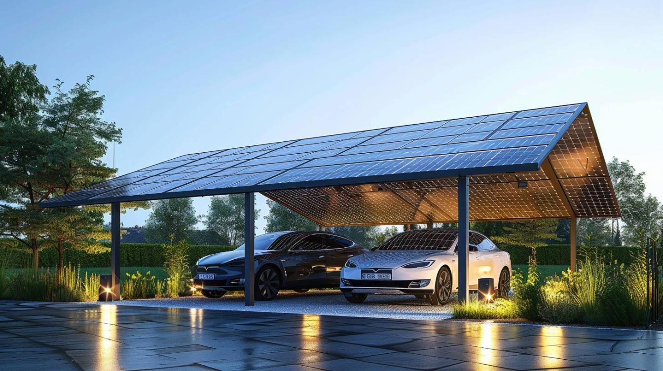 Carports solaires : confort thermique assuré