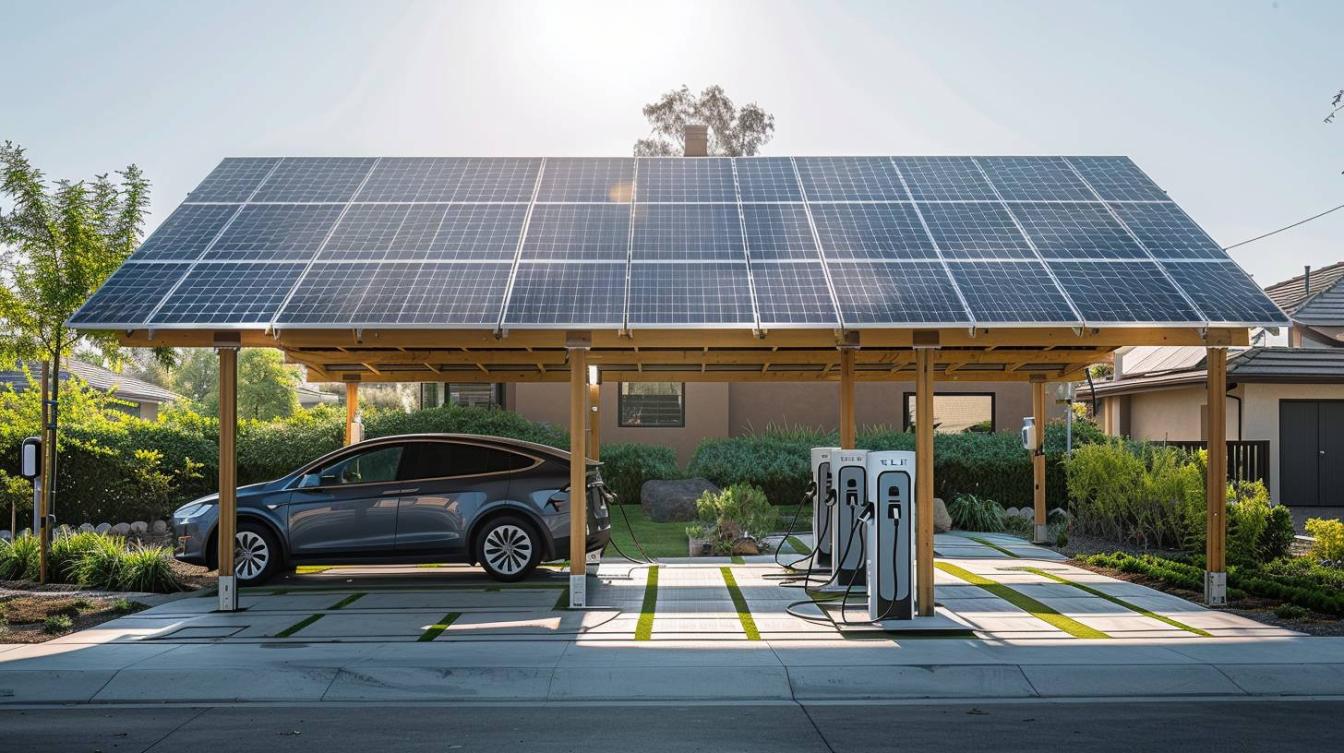 Carports solaires : la solution verte pour les particuliers