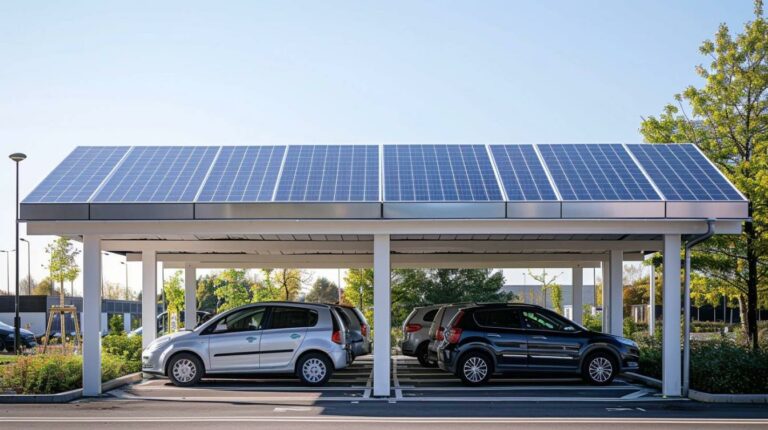 Carports solaires : une intégration moderne