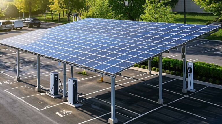 Comment installer un carport solaire avec borne de recharge