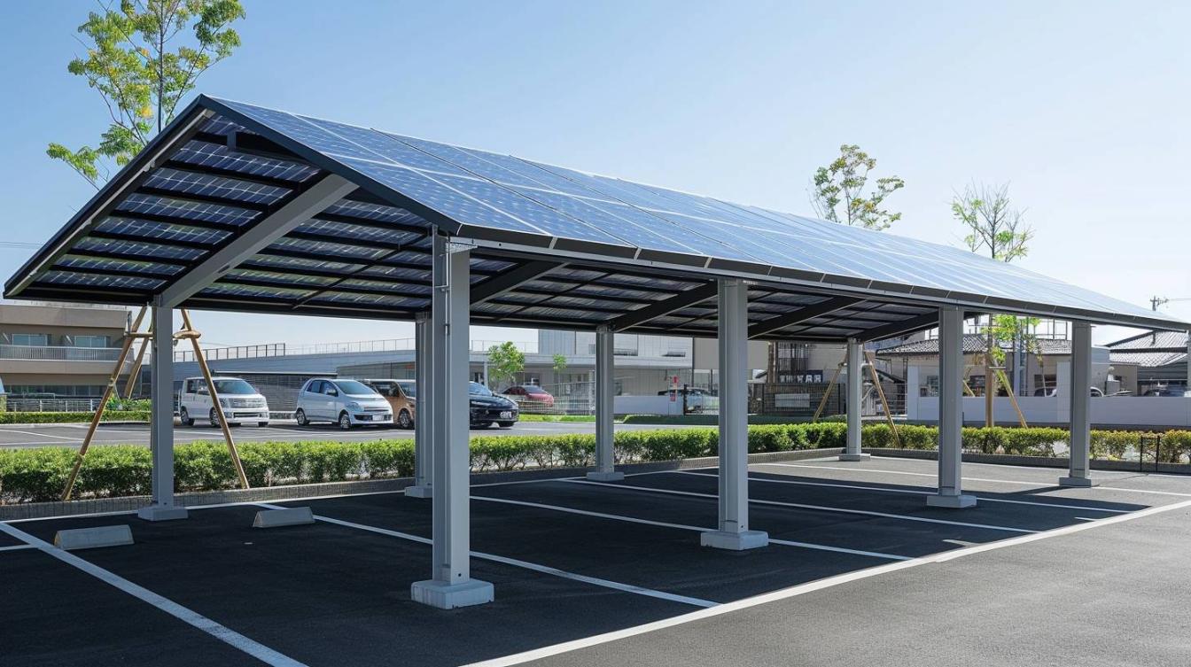 Les avantages des carports solaires