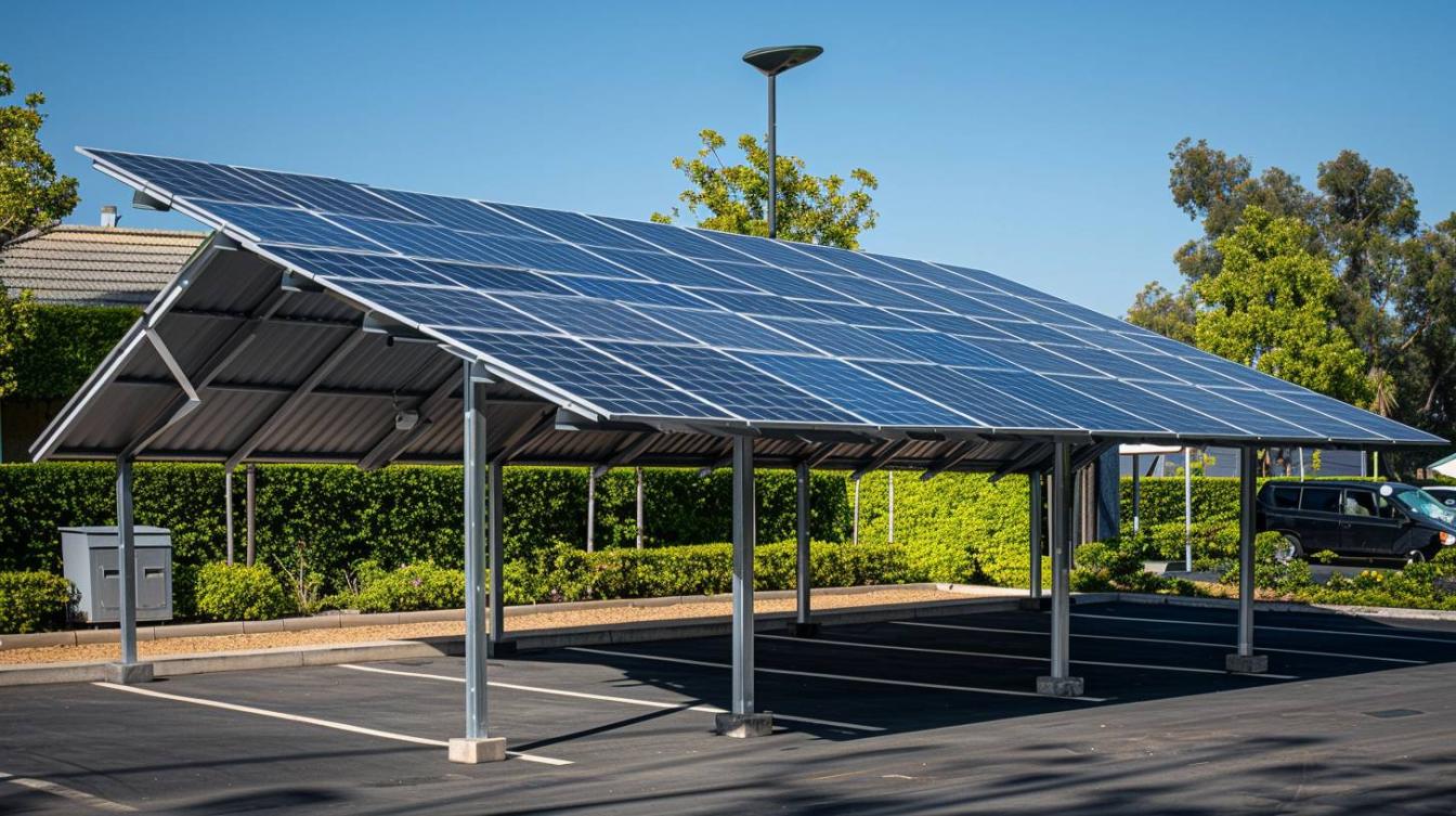 Les bénéfices financiers des carports solaires