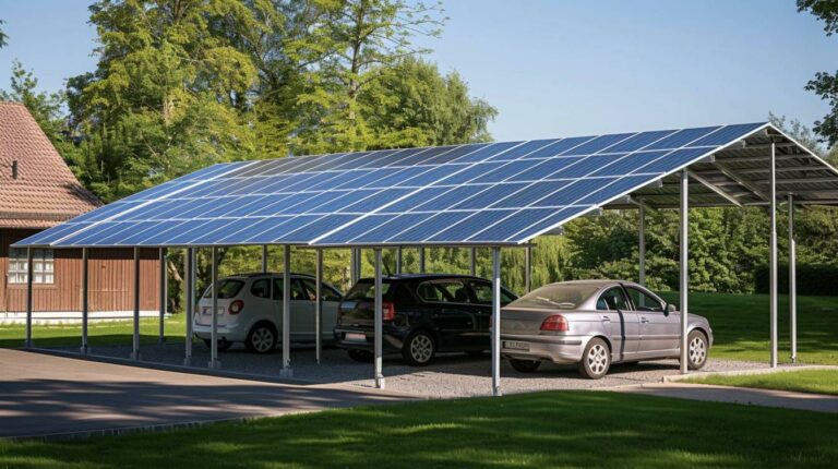 Les bienfaits écologiques des carports solaires