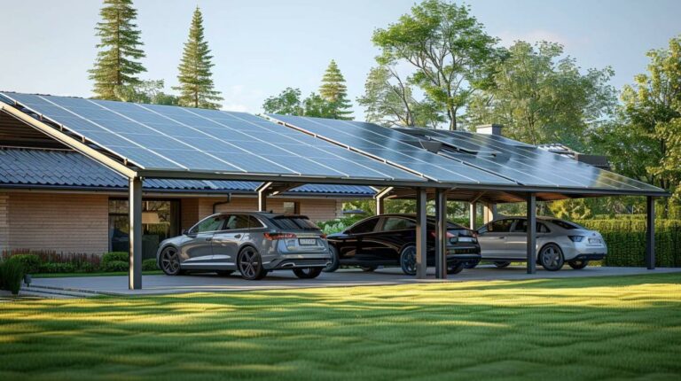 Optimisez votre espace extérieur avec des carports solaires connectés
