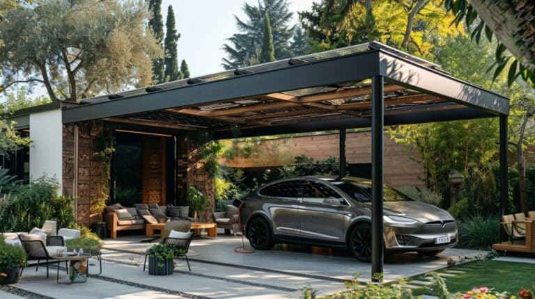 Optimisez votre espace extérieur avec un carport solaire haut de gamme
