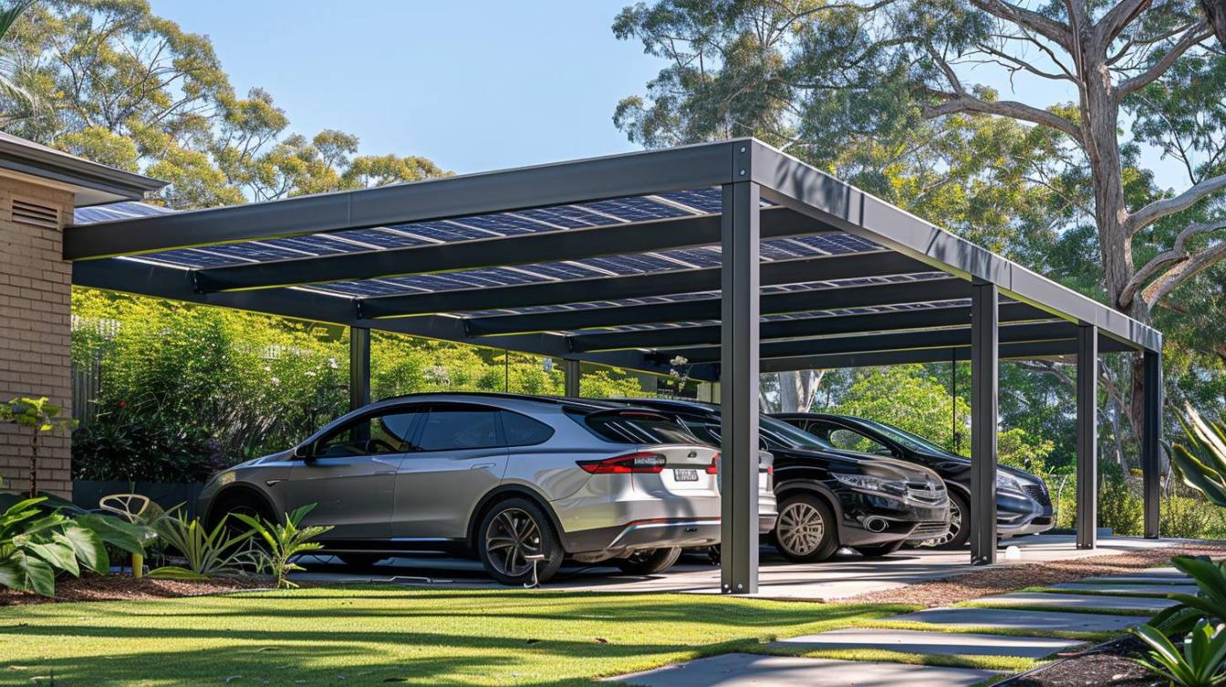Optimisez votre espace extérieur avec un carport solaire