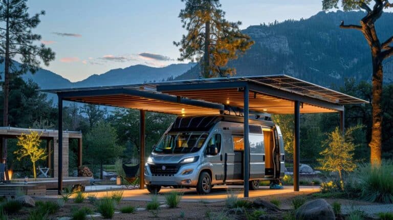 Optimisez votre voyage en camping-car avec un carport solaire
