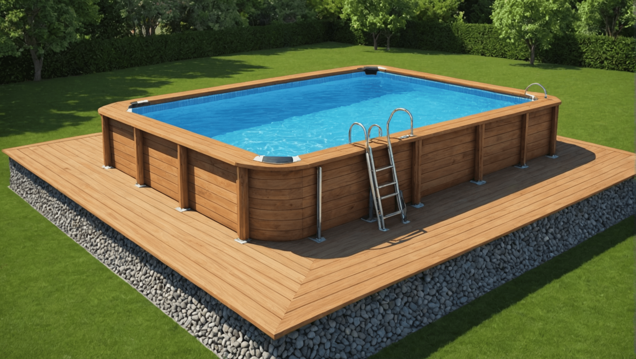 découvrez les avantages d'opter pour une piscine hors sol en bois et transformez votre jardin en un lieu de détente et de convivialité.
