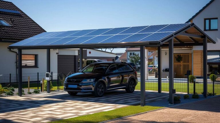 Protégez votre véhicule avec un carport solaire sécurisé