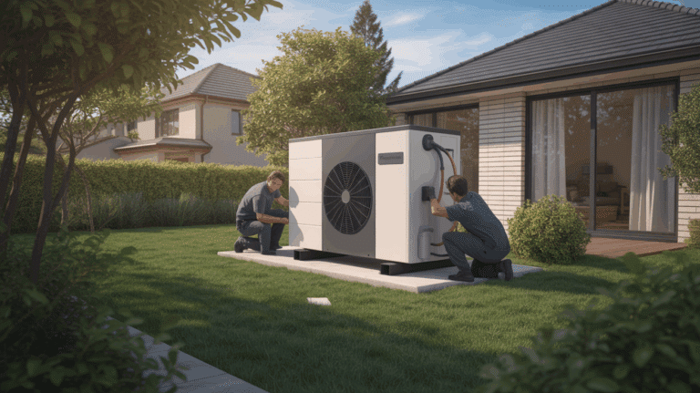 installation pompe chaleur suburbaine