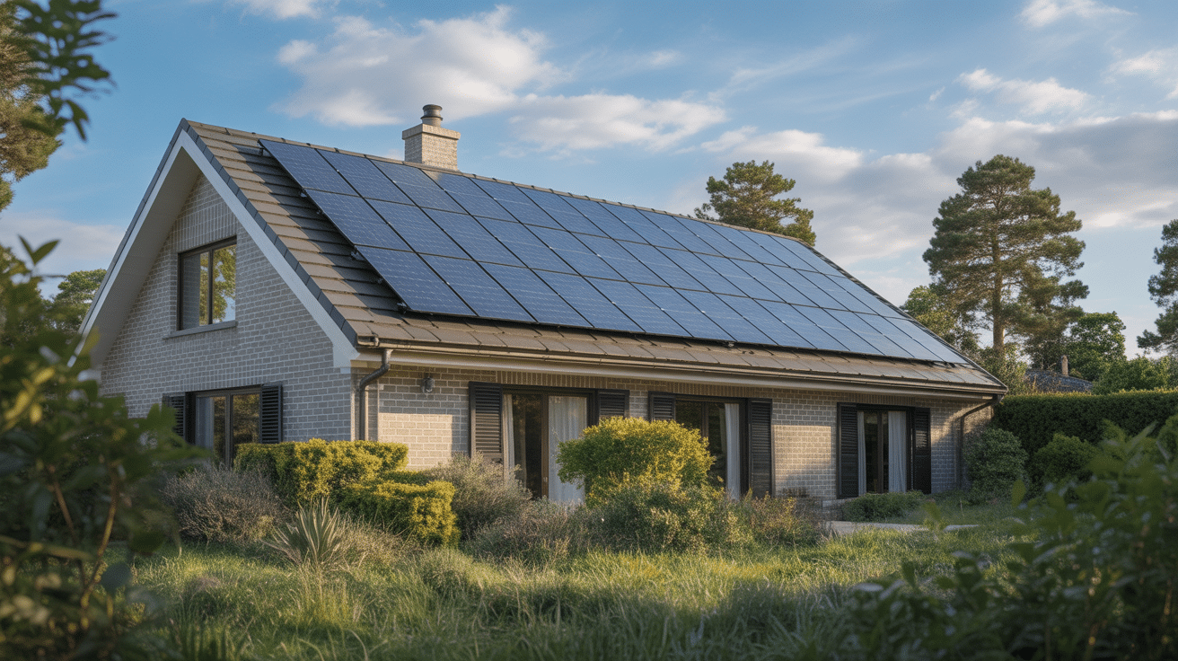 maison familiale solaire