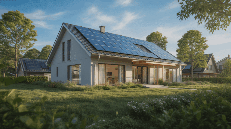 maison moderne solaire 1