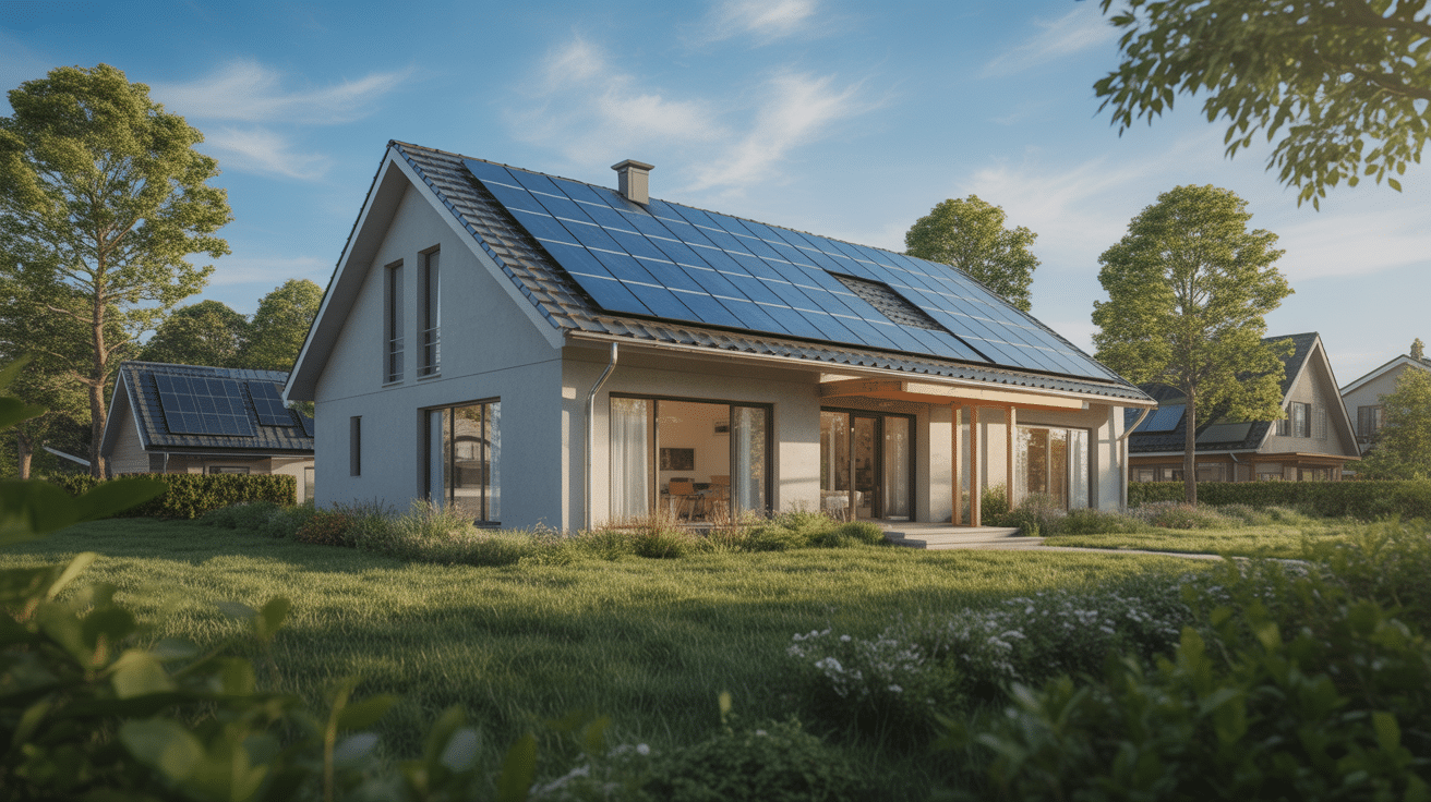 maison moderne solaire 1