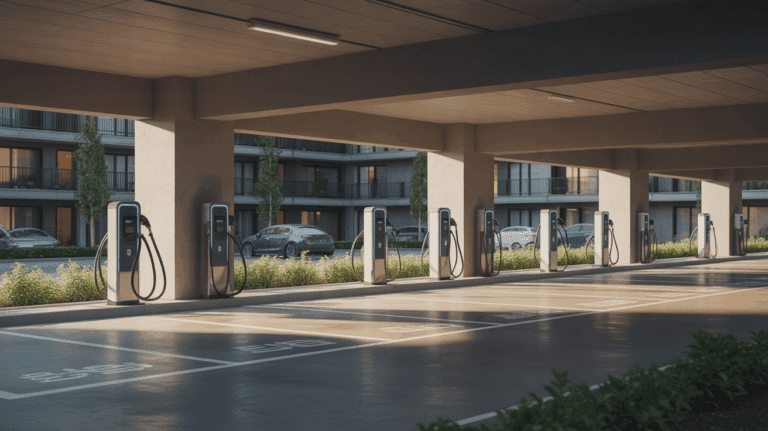 parking charges vehicules electriques