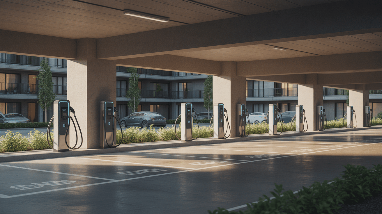 parking charges vehicules electriques