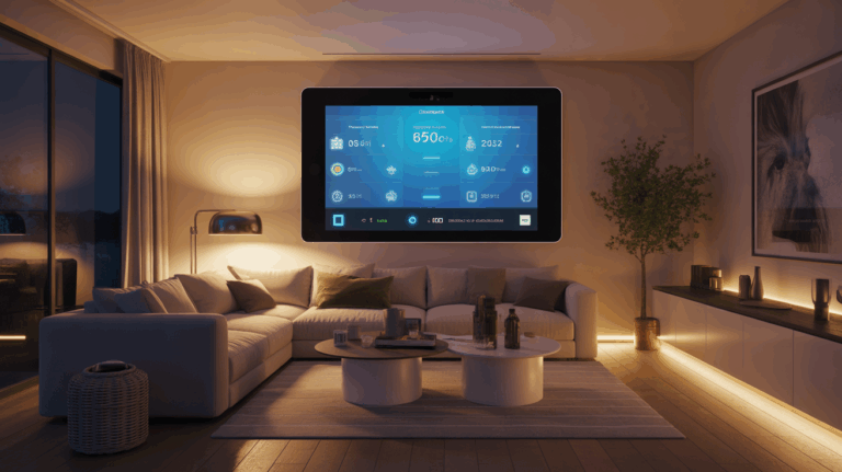 salon moderne intelligent