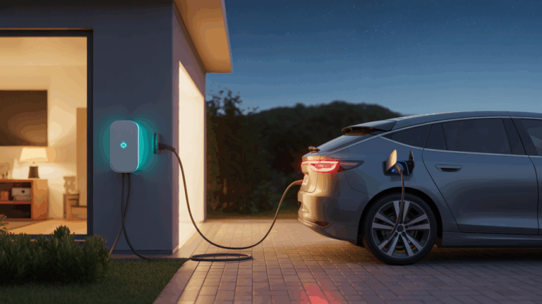 voiture electrique recharge maison